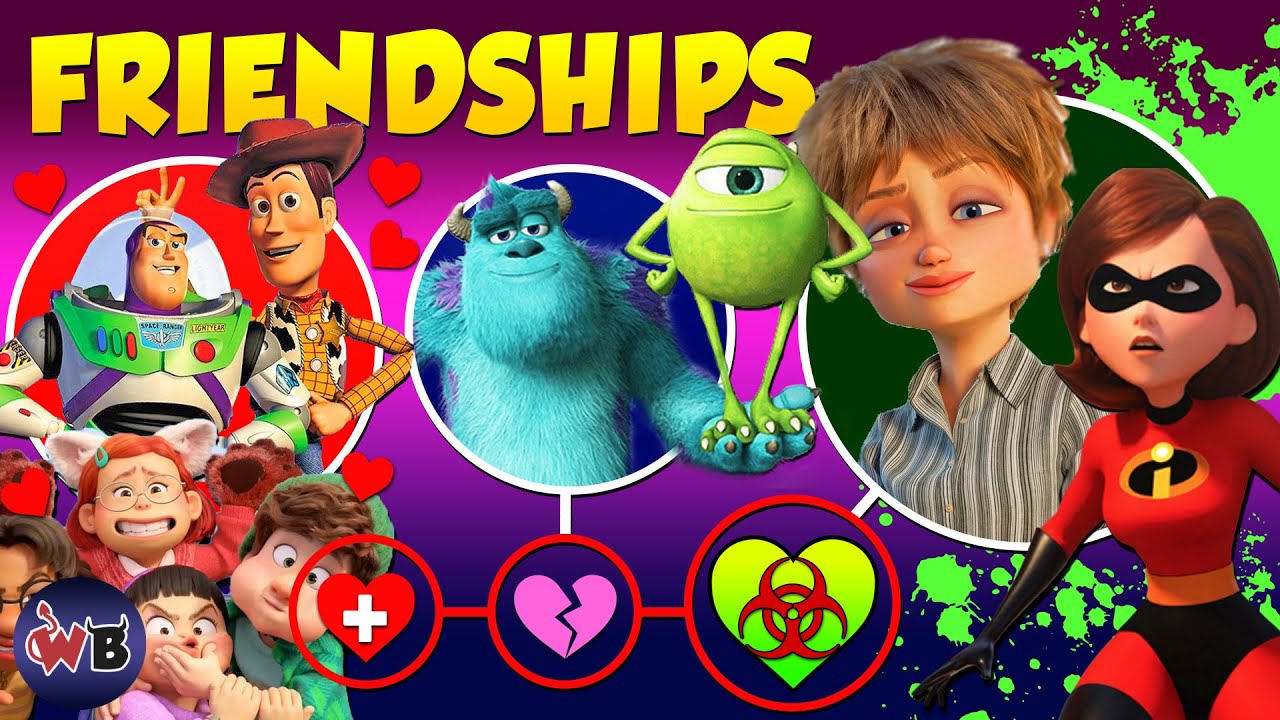 Дружба PIXAR: ❤️ От здорового к токсичному ☢️