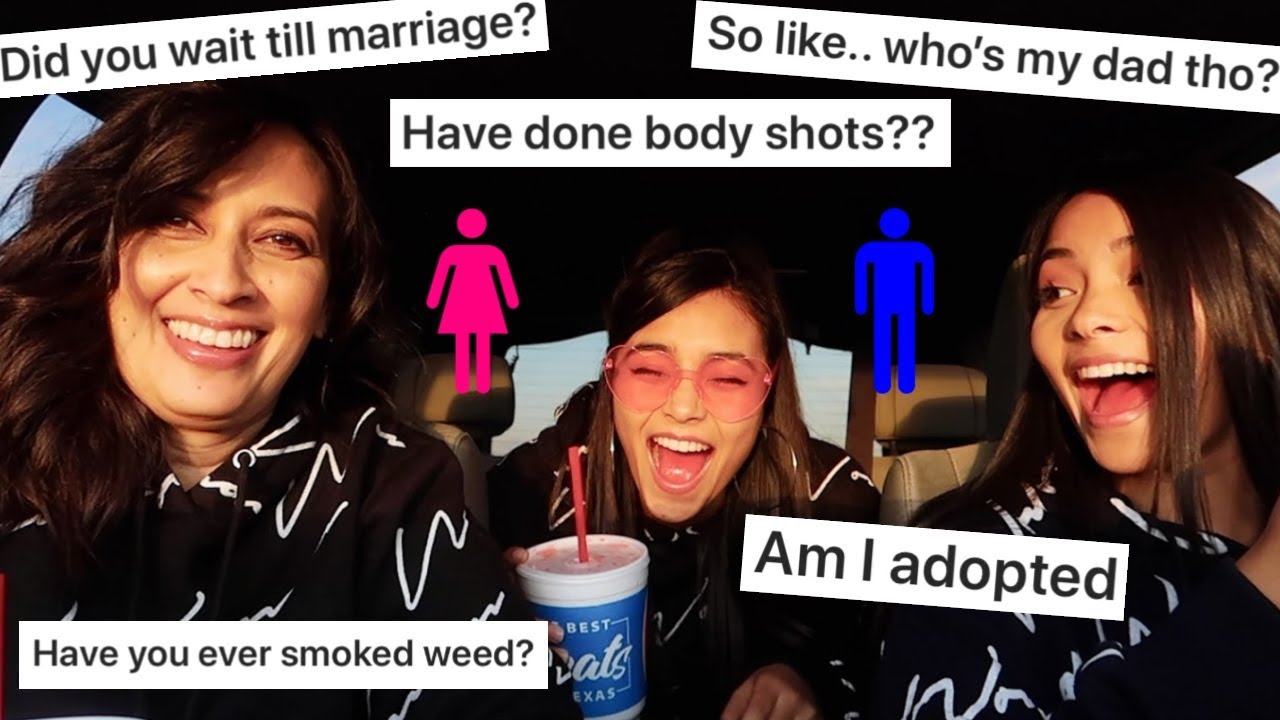 ASKING OUR PARENTS QUESTIONS TEENS ARE TOO AFRAID TO ASK THEIRS | MontoyaTwinz
