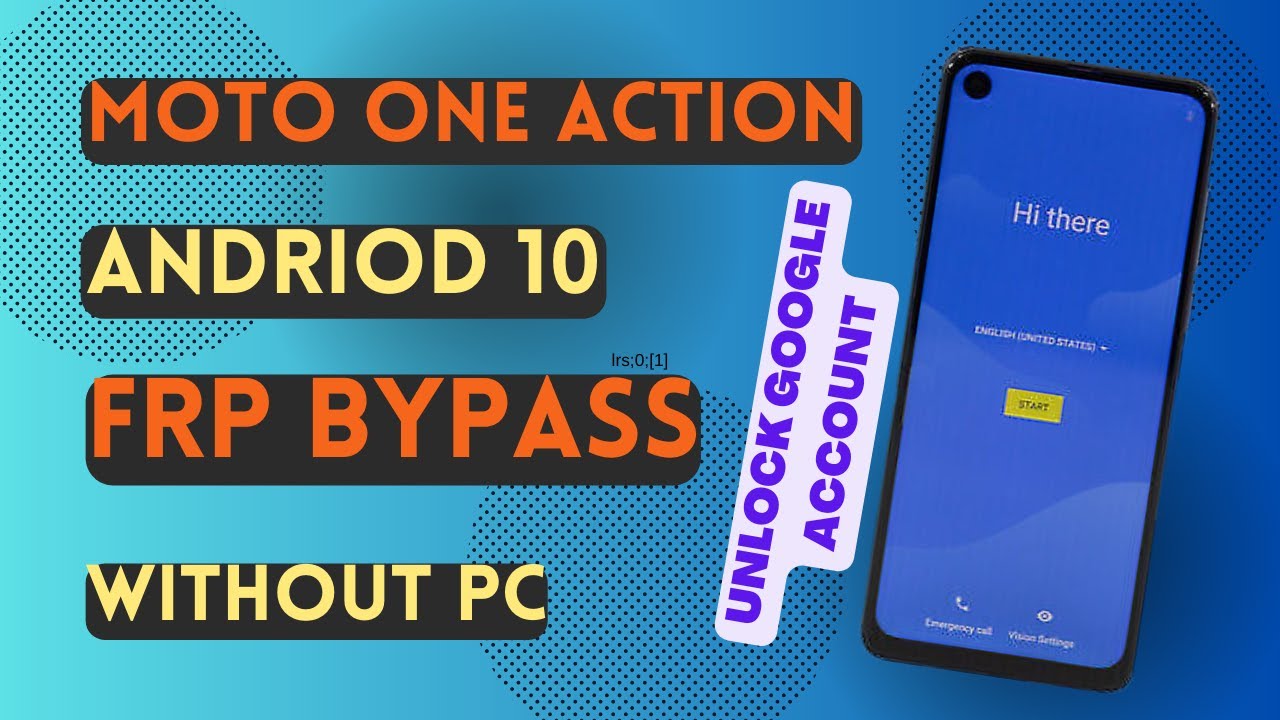 Moto One Action (XT2013) frp bypass | Moto XT2013 android 10 frp bypass Without PC |SH Tube Tech|