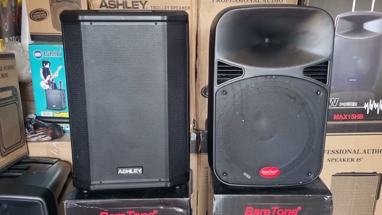 Perbandingan Speaker Ashley Joss 15 Vs Baretone Max15MHWR  Harga tak menjamin