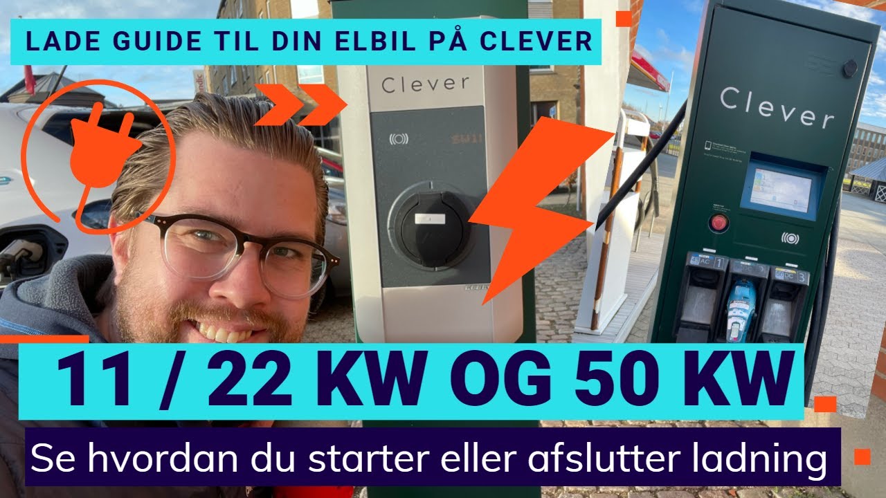 Hvordan lader man p&aring; Clever med sin elbil 2021?