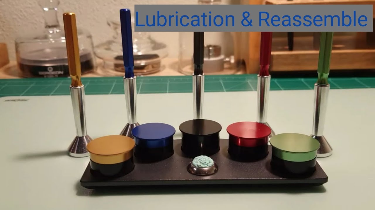 Servicing Swiss Movement ETA 2834 Part 3 of 3 - lubricating and reassemble / ประกอบเครื่องETA 2834