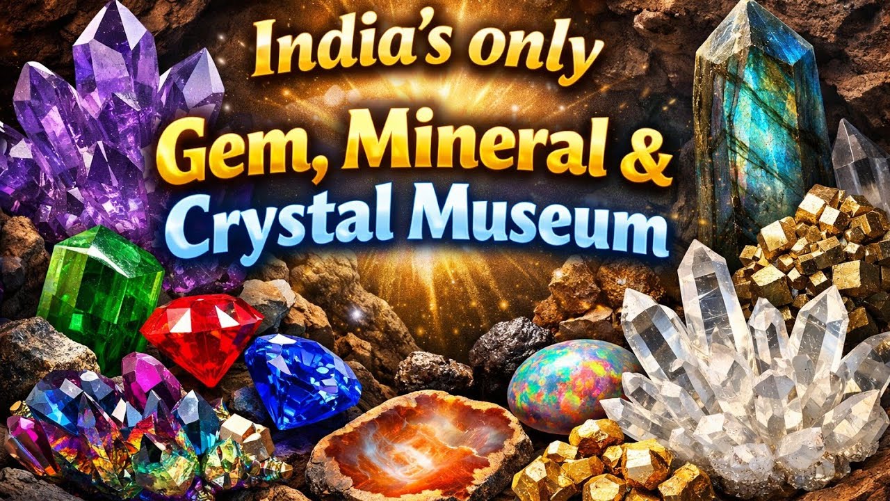 India's only Gem, Mineral & Crystal Museum.