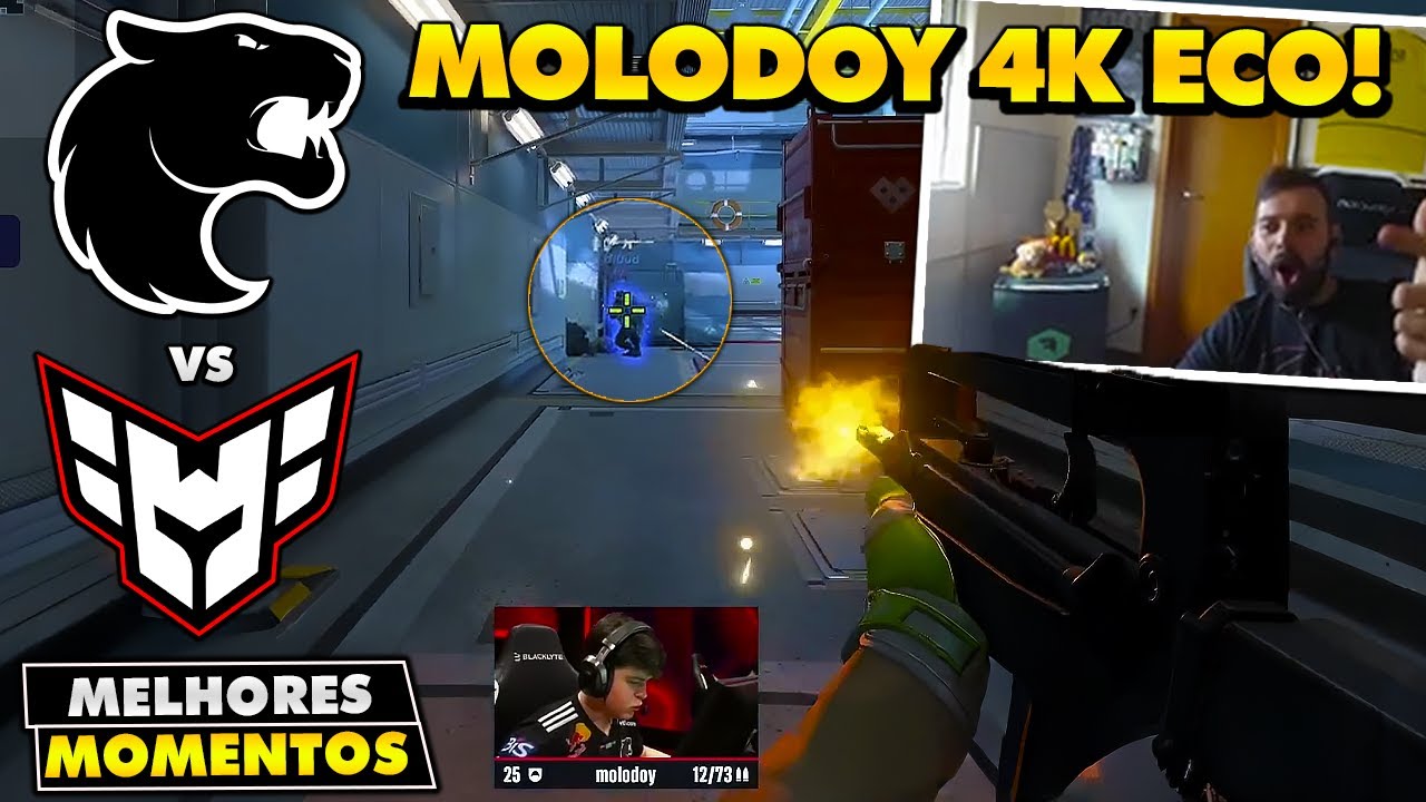 MOLODOY ESTÁ IMPARAVEL! PARTIDA VALENDO A SEMI! Melhores Momentos: FURIA vs HEROIC - BLAST BOUNTY