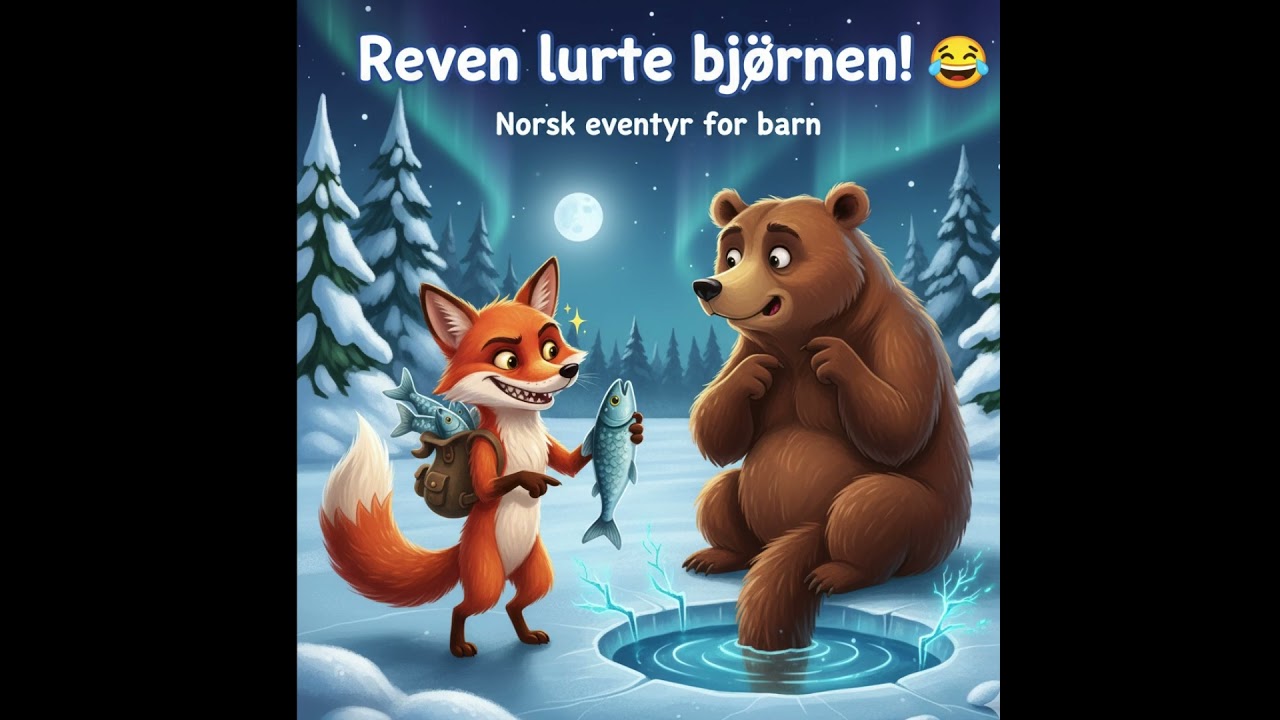 Reven lurte bj&oslash;rnen! 😂 🦊 🐻 | Norsk eventyr for barn #eventyrforbarn