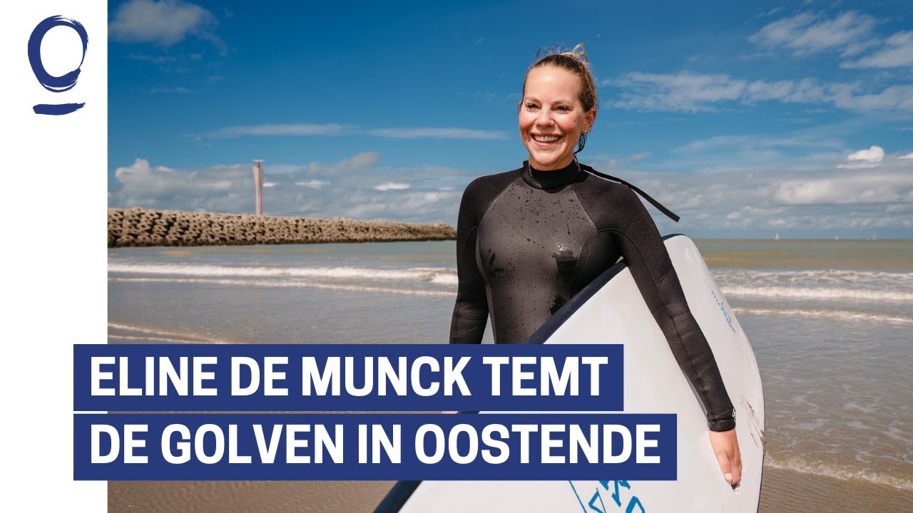 Eline De Munck temt de Oostendse golven voor Hotel Marcel