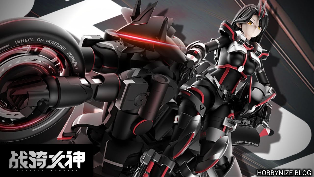 Knight Mecha Girl Series Warrior Goddess Shako 1/12 Scale Plastic Model Kit / YUBO CULTURAL CREATIVE