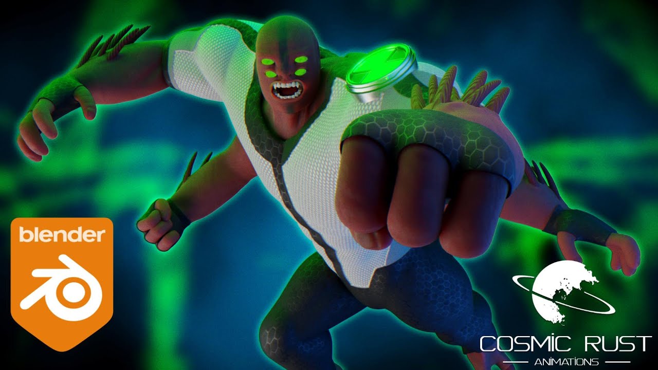 Creating Four Arms in Blender - Ben 10 - Blender character creation