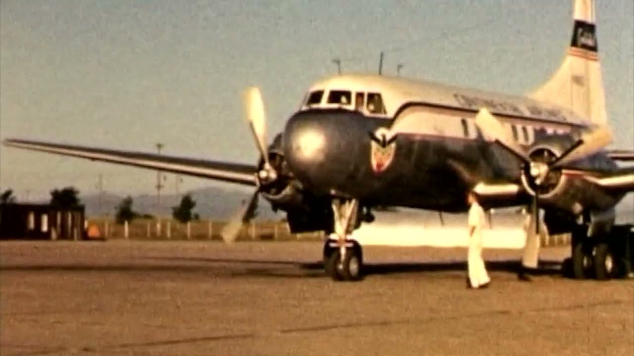 Fleet of Convair CV- 240 Aircraft with Continental Airlines in the 1950's