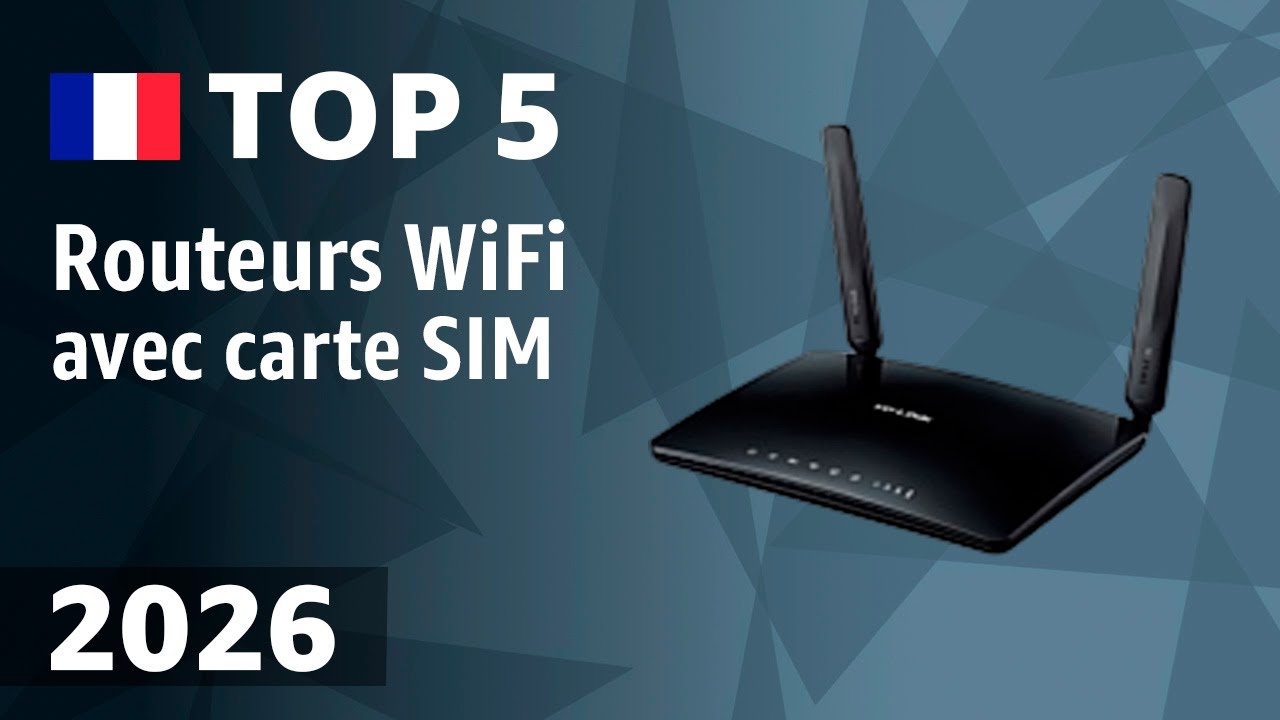 TOP—5. Meilleurs routeurs WiFi avec carte SIM. Test et comparaison 2026