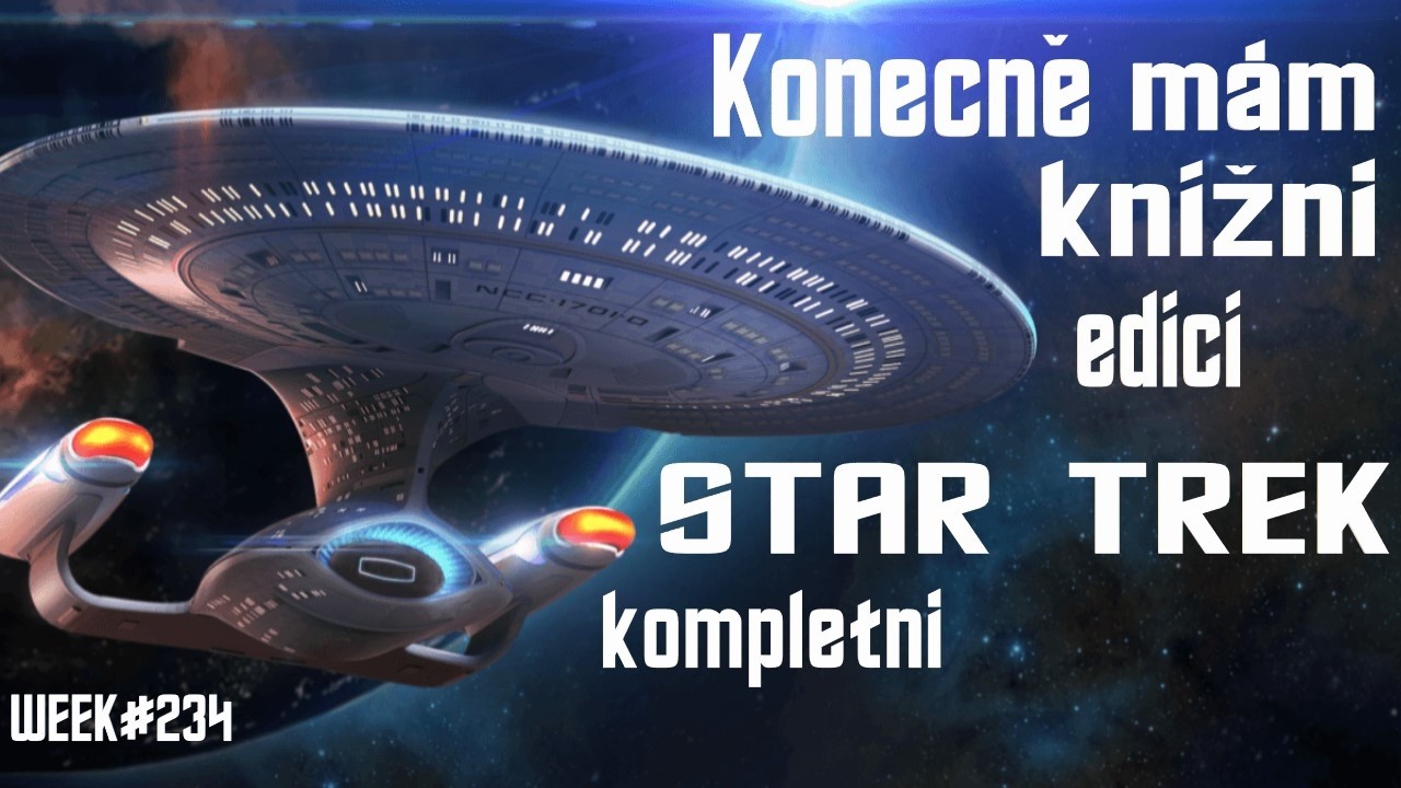 Konečně mám kopoletní knižní edici STAR TREK - WEEK#234