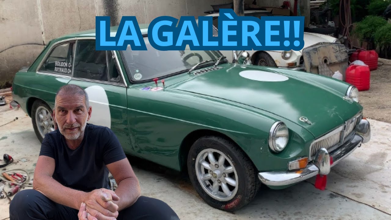 Je galère sur la MGB GT V8 à quelques jours du premier rallye!