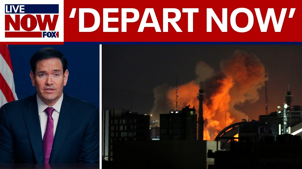 Iran strikes: Americans in Middle East told to 'DEPART NOW'