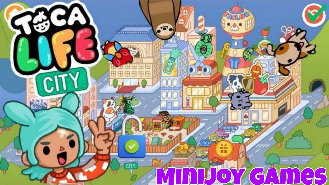 Toca Life World 🎒🌳  Park Day 🌳🎠  Creative Kids Game  MiniJoy Games