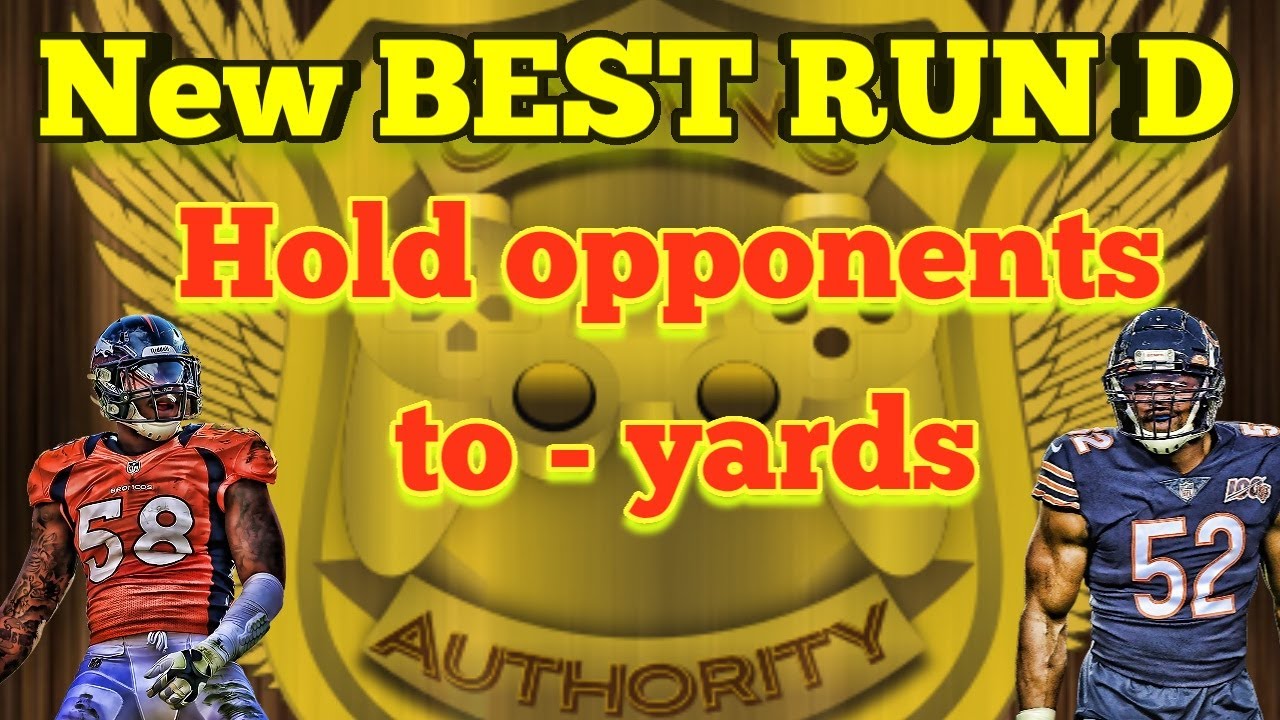 Best Run Defense Madden 20 Play - BEST Run Defense in Madden 20(stops all runs) | Madden 20 tips