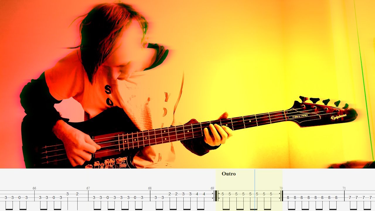 Anarchy In The UK — Sex Pistols — Bass cover with tabs (4k)