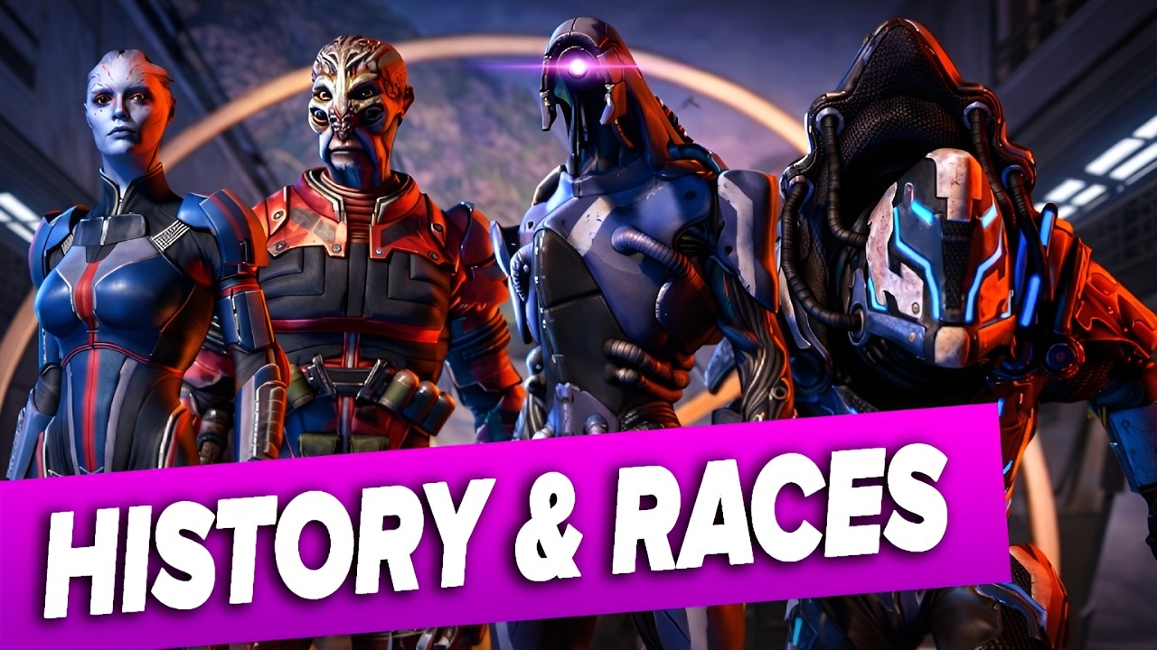 The History & Races of Mass Effect | Mass Effect Lore Breakdown