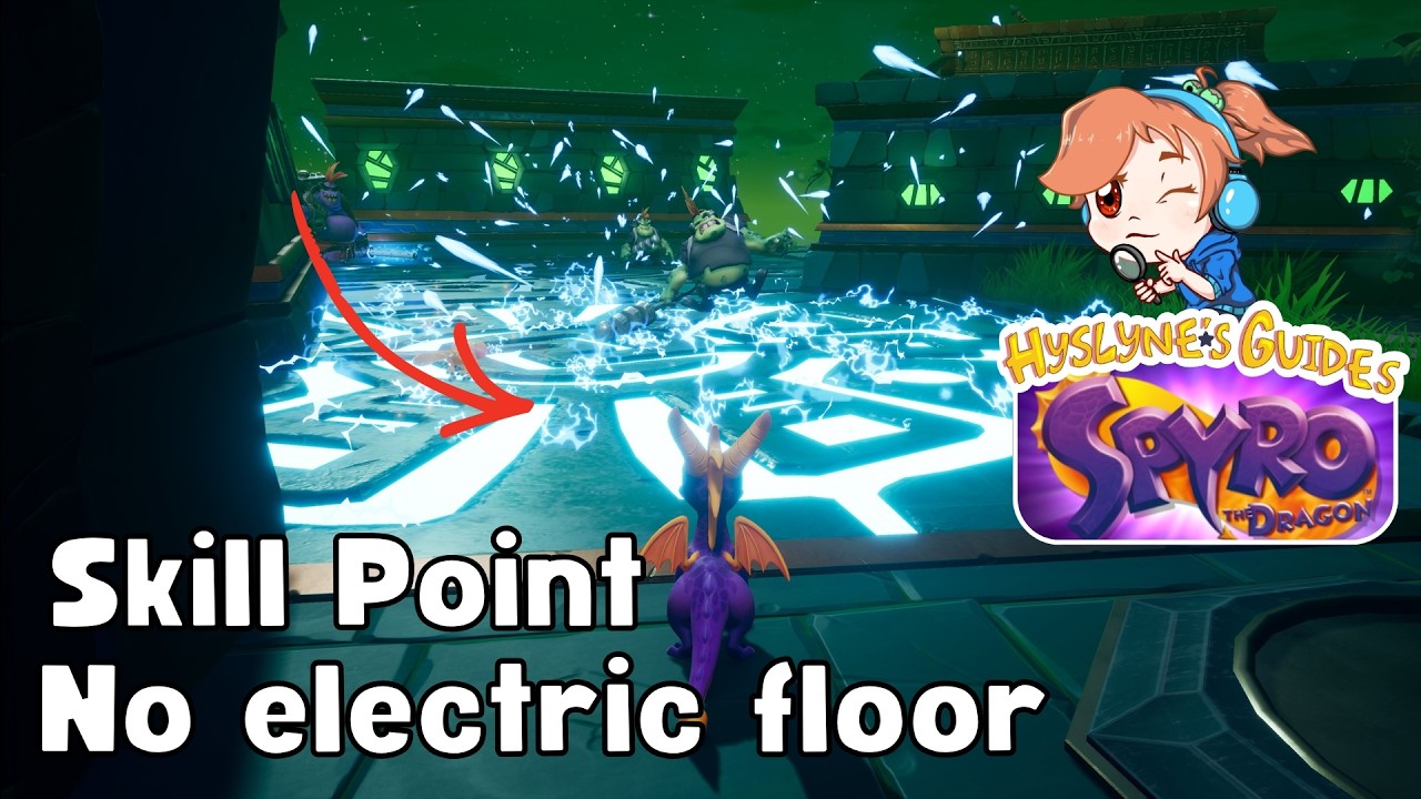 How to get no electric floor damage in Terrace Village (Skill Point) - Spyro the Dragon (Reignited)