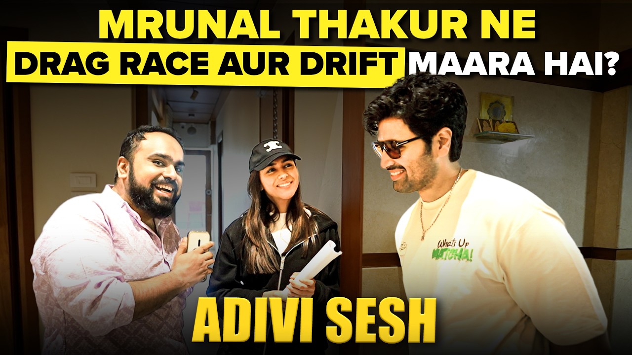We Gate Crashed Dacoit Dubbing With Adivi Sesh & Mrunal Thakur | First Audition, Mumbai & Hyderabad