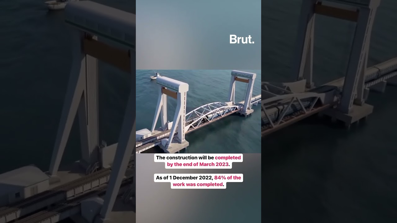 First glimpse of India's vertical lift railway sea bridge is here!