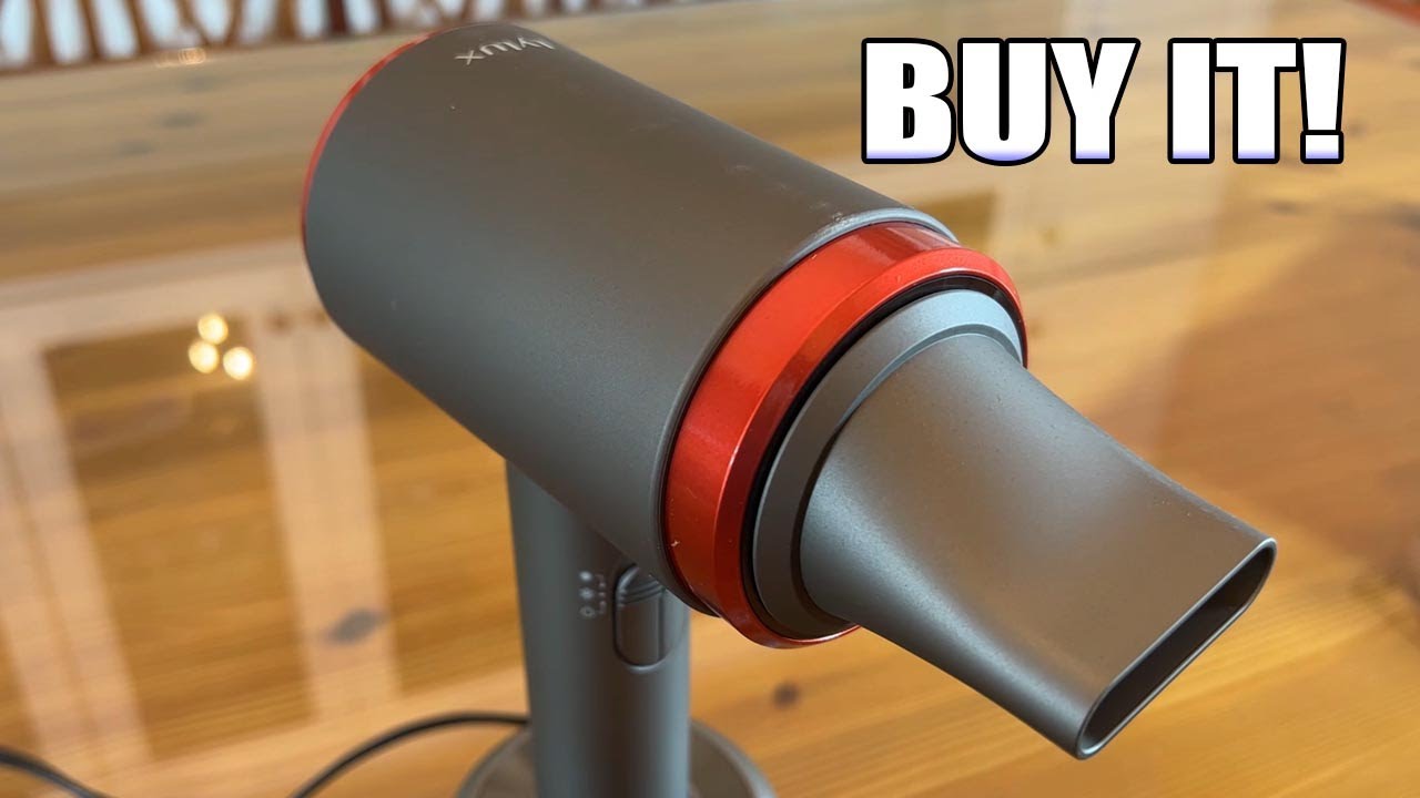 Lylux Cordless Hair Dryer, Low-Heat Rechargeable Blow Dryer with 110