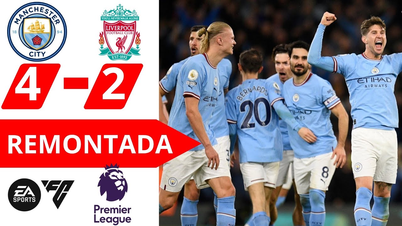 MANCHESTER CITY VS LIVERPOOL en fc24 