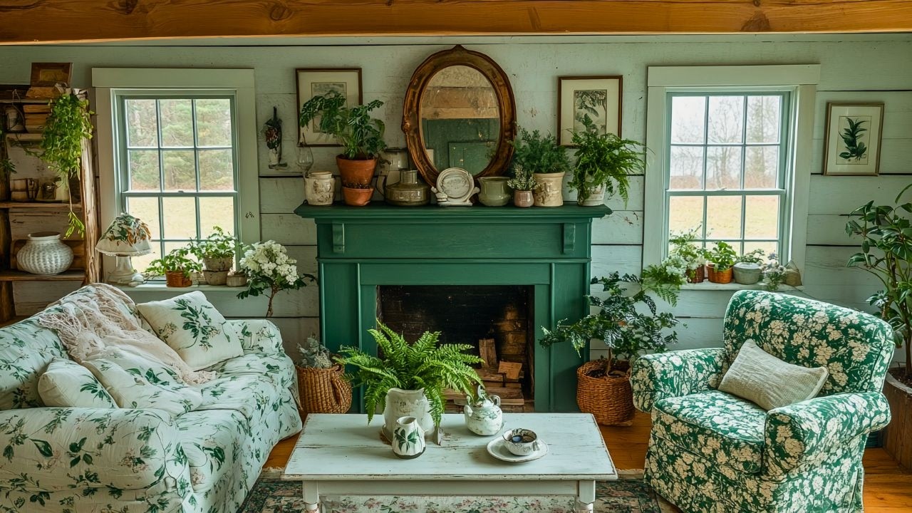 Spring Fling: Elevate Your Style with Shabby Chic Green & White Inspirations!