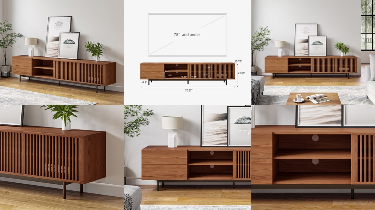Cool modern home furniture Best wood tv stand TS8001ADW180 Povison