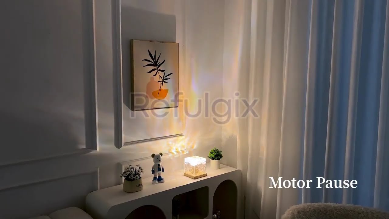 Refulgix Ocean Wave Projector Lamp 3D Water Wave Effect Romantic LED Night Light