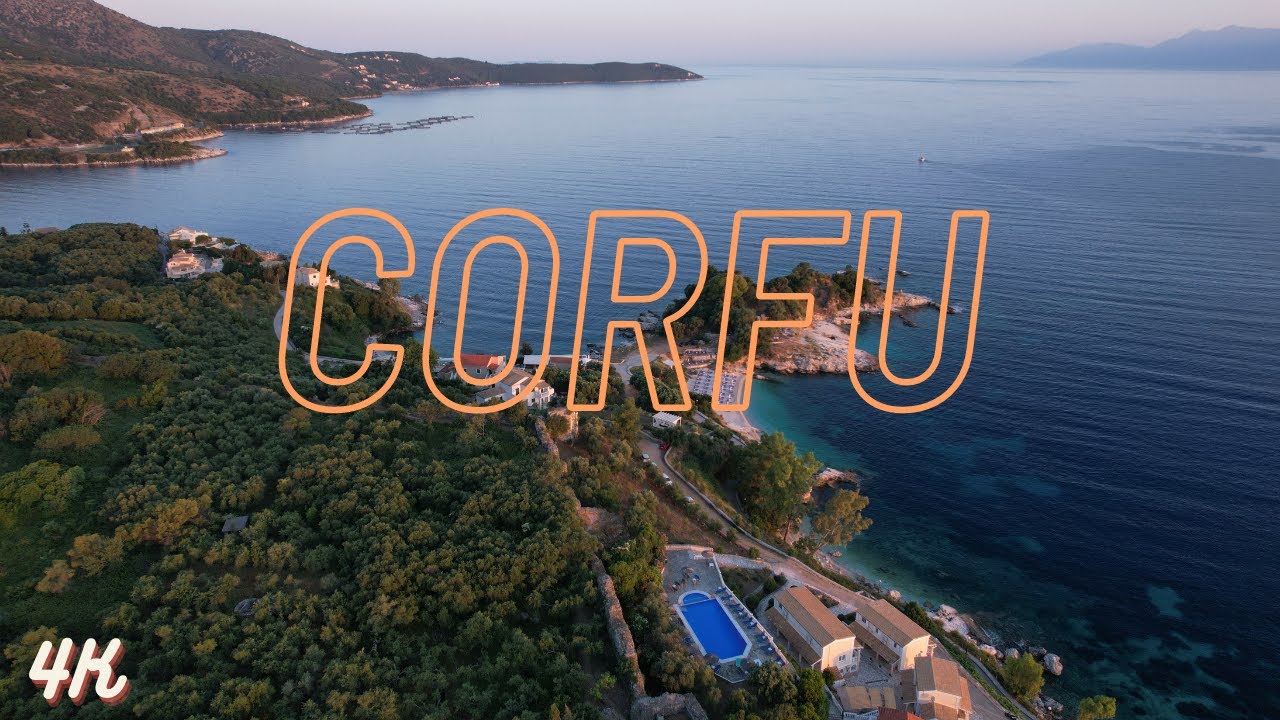 Corfu by drone, GREECE 4K / Dji Air2s