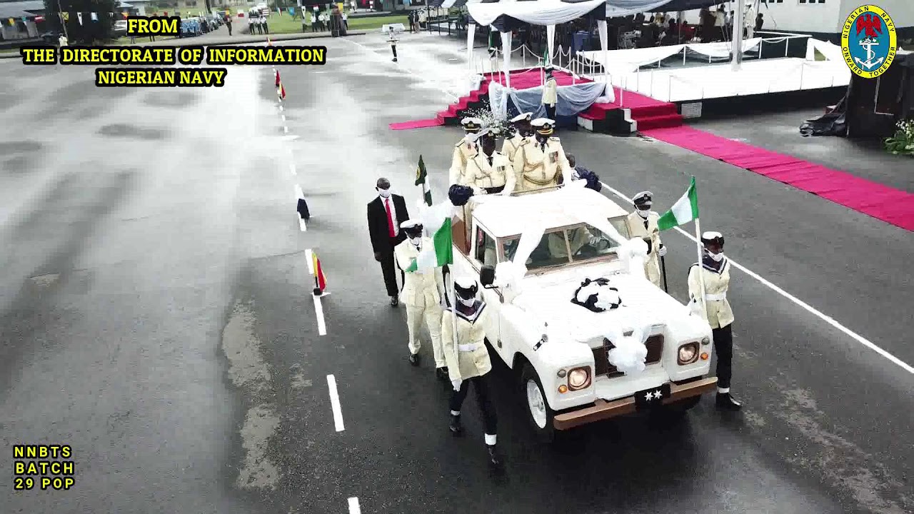 FULL VIDEO OF NIGERIAN NAVY BASIC TRAINING SCHOOL (NNBTS) BATCH 29 TRAINEES  PASSING OUT PARADE.