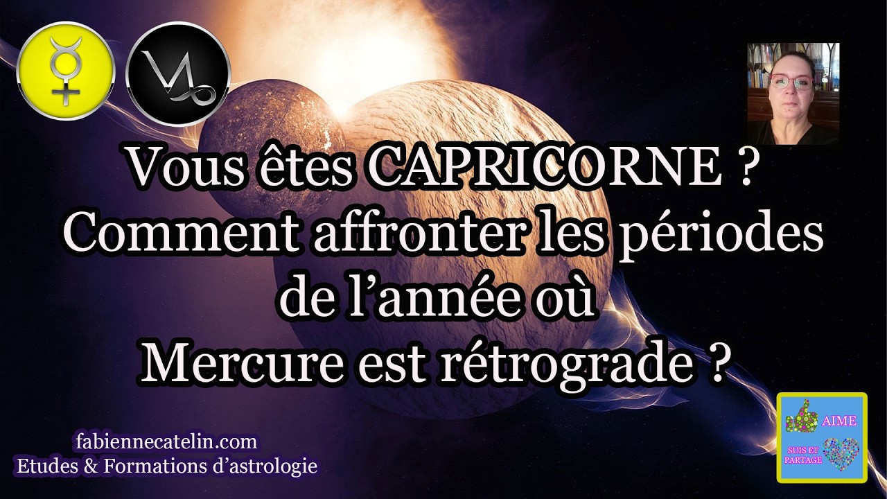 ♑CAPRICORNE : quand MERCURE est Rétrograde ♑😱Quelle attitude adopter !