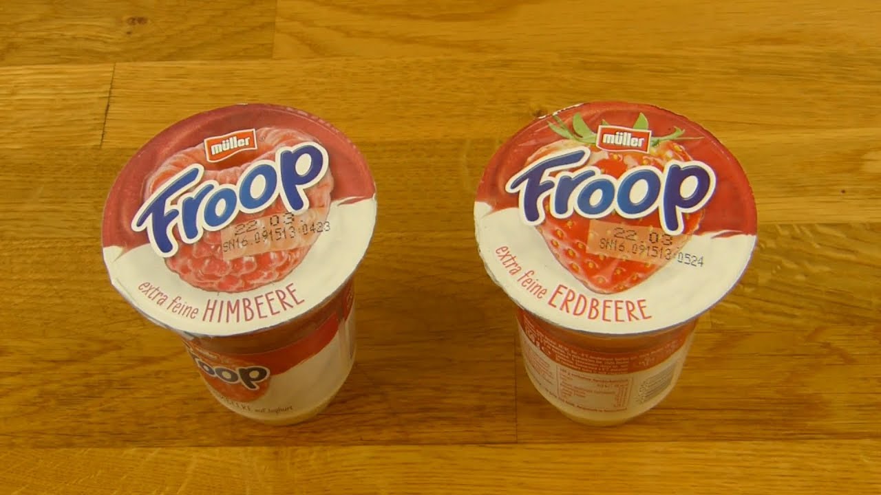 M&uuml;ller Froop Strawberry & Raspberry / Erdbeere & Himbeere