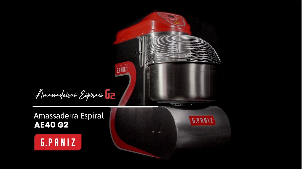 Amassadeira espiral AE40G2 | Masseira para pão | Masseira industrial