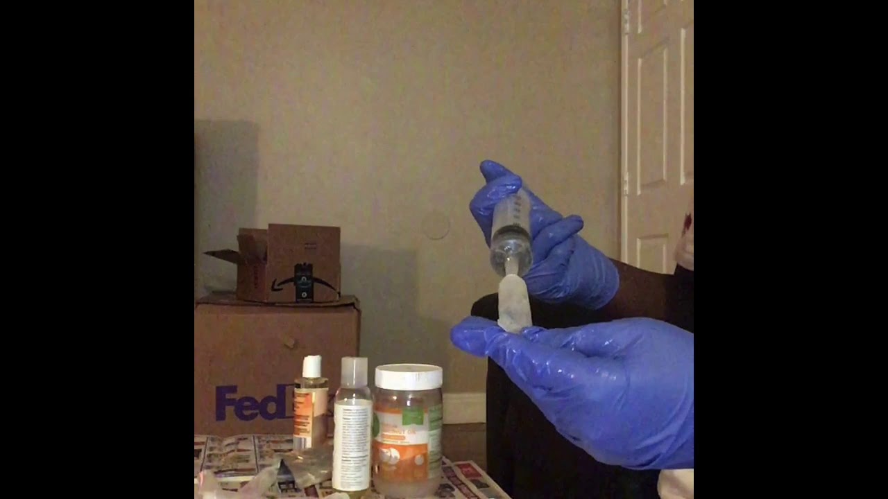 How I make my clear gloss😍😍❤️