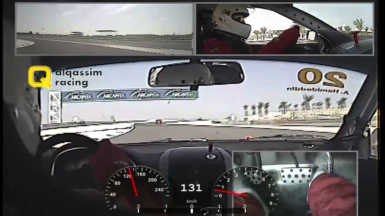 Onboard Chevy V8 Supercars Bahrain Alqassim Hamidaddin scores a Podium (Race 1)