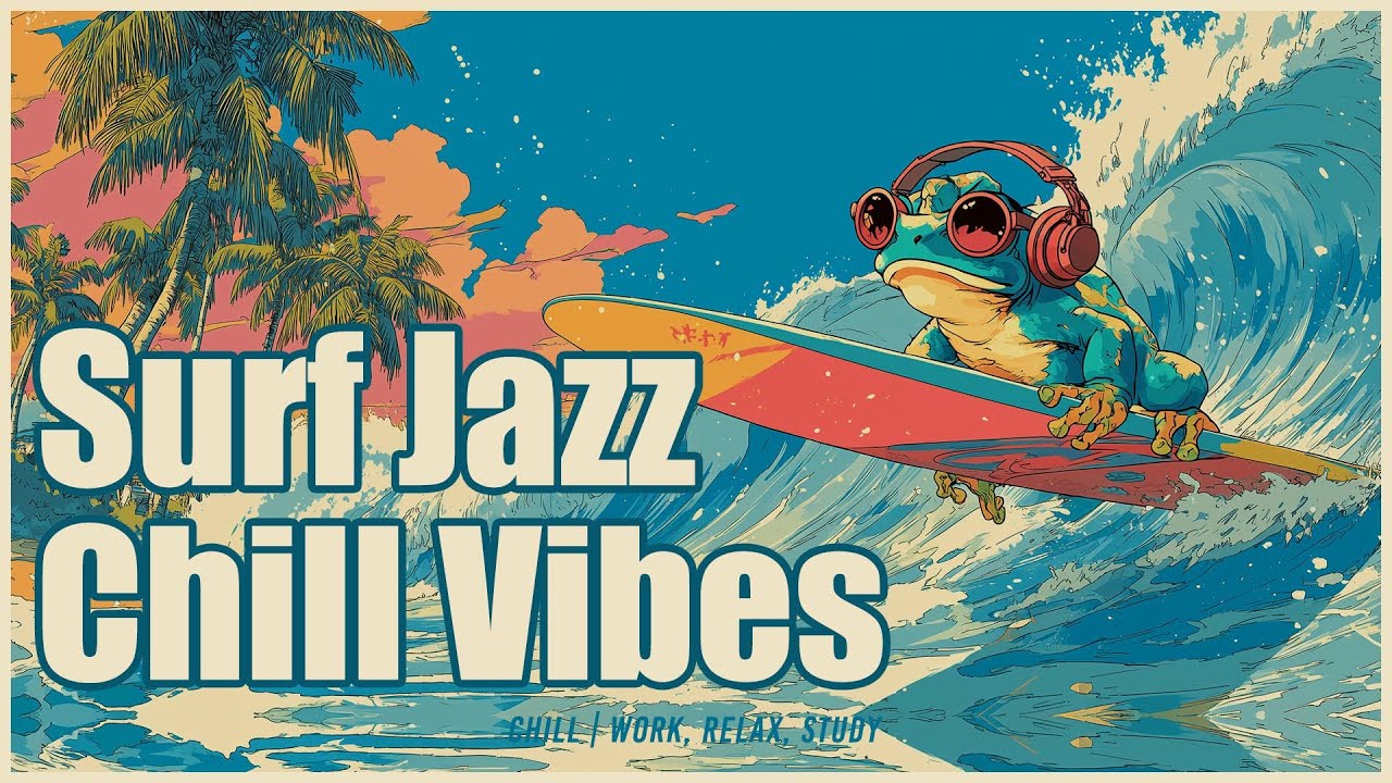Surf Jazz Hiphop Chill Vibes | 3H Lofi BGM for Work,Study,and Relax