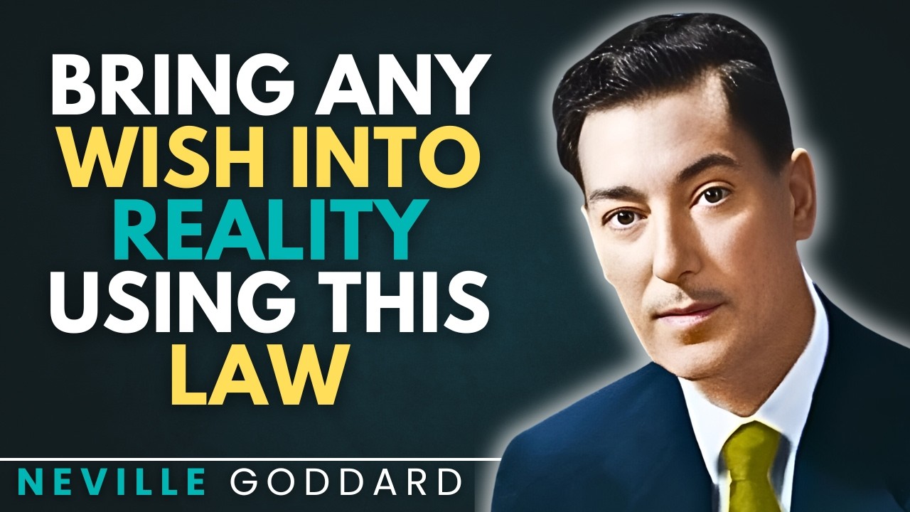 Bring Any Wish Into Reality Using This Law  | Neville GoddardTeaching#lawofassumption #manifestation
