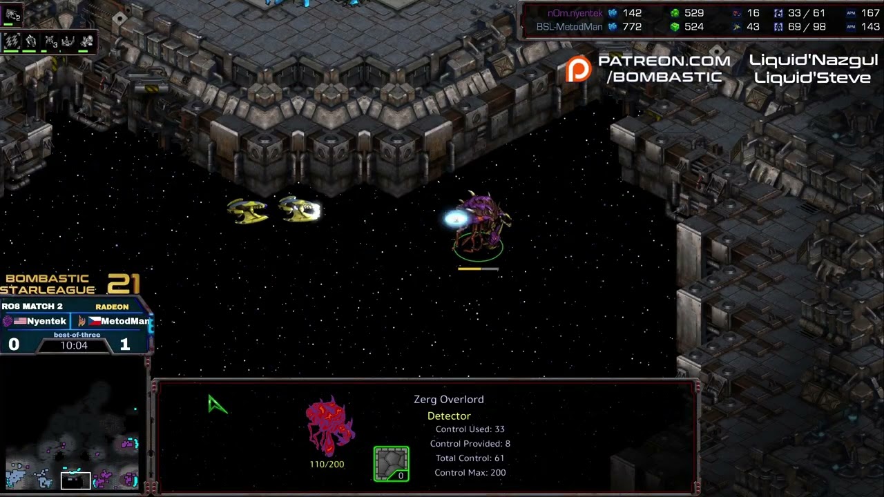 BSL 21 Hasuleauge T1 Round of 8 Nyentek v Metodman game 2