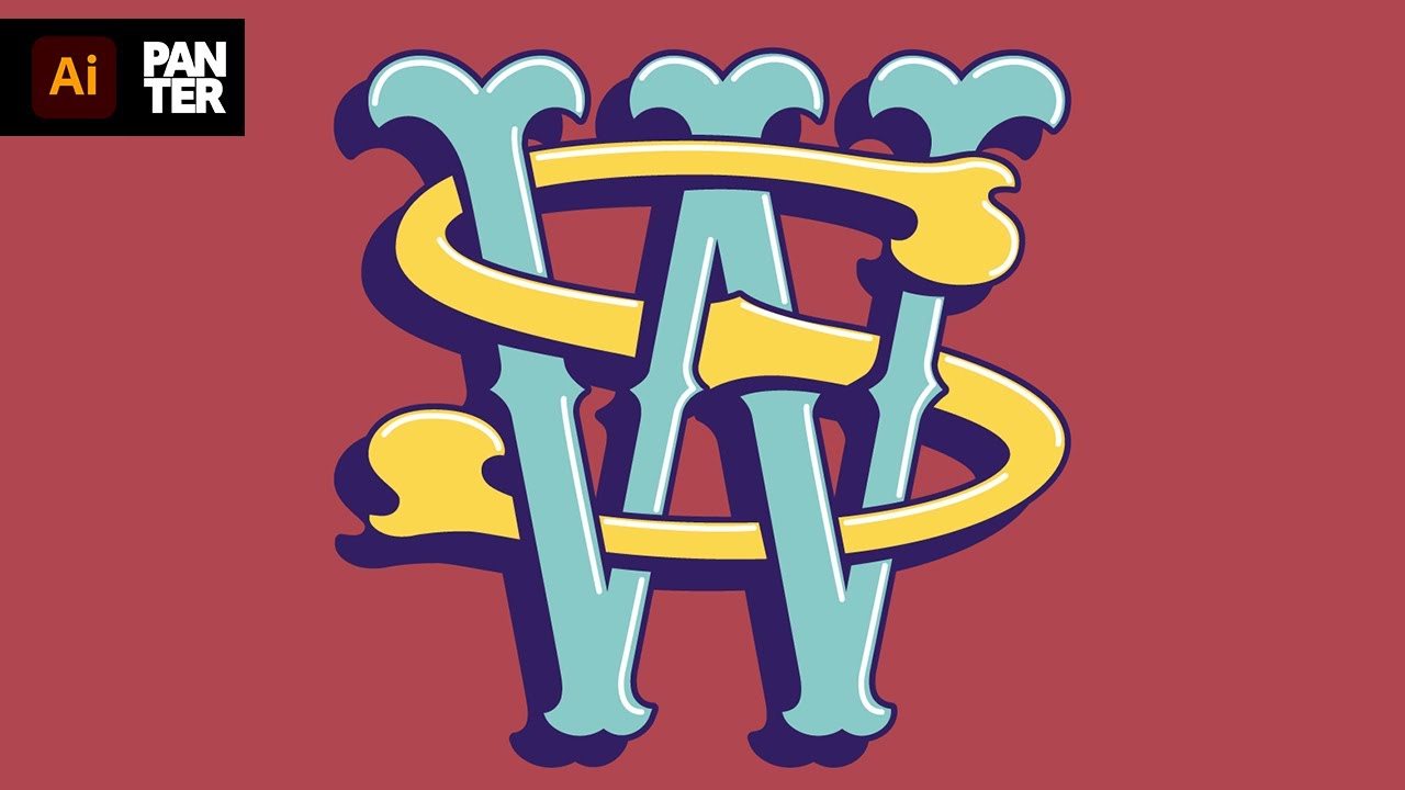 Intertwine Tool in Illustrator 2023