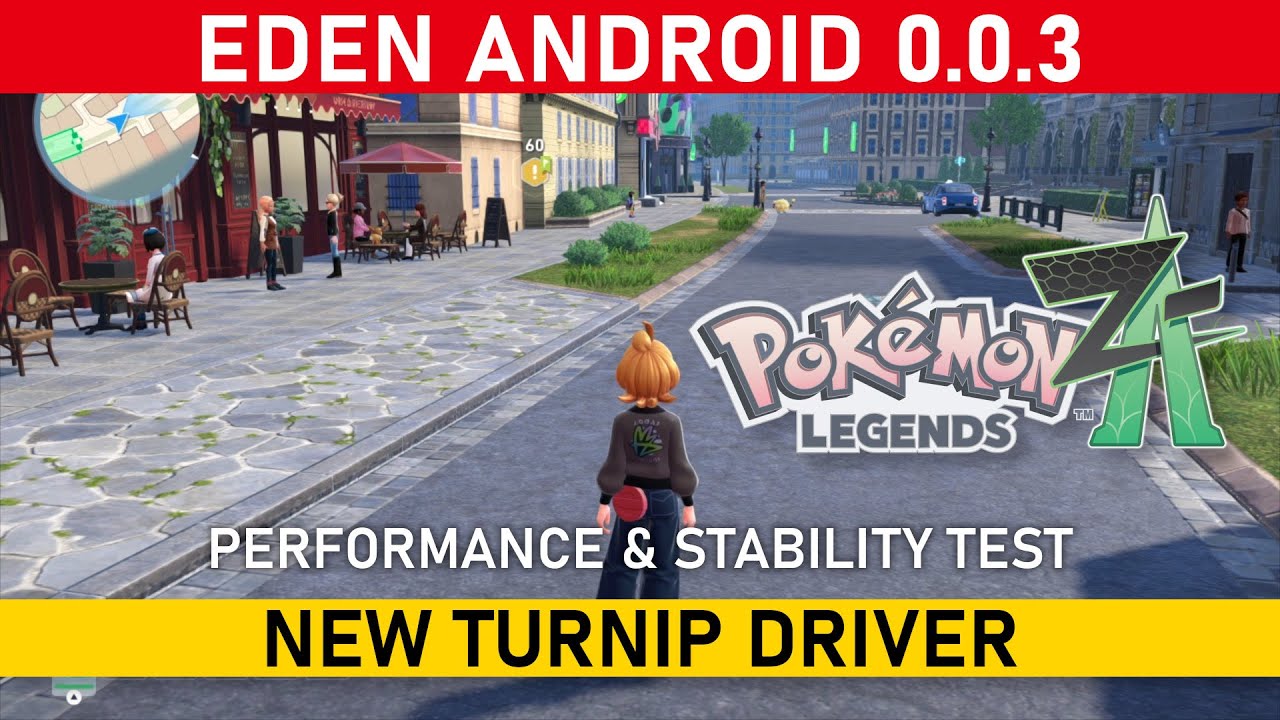 EDEN ANDROID 0.0.3 - Pokemon Legends Z-A | New Turnip Driver Test