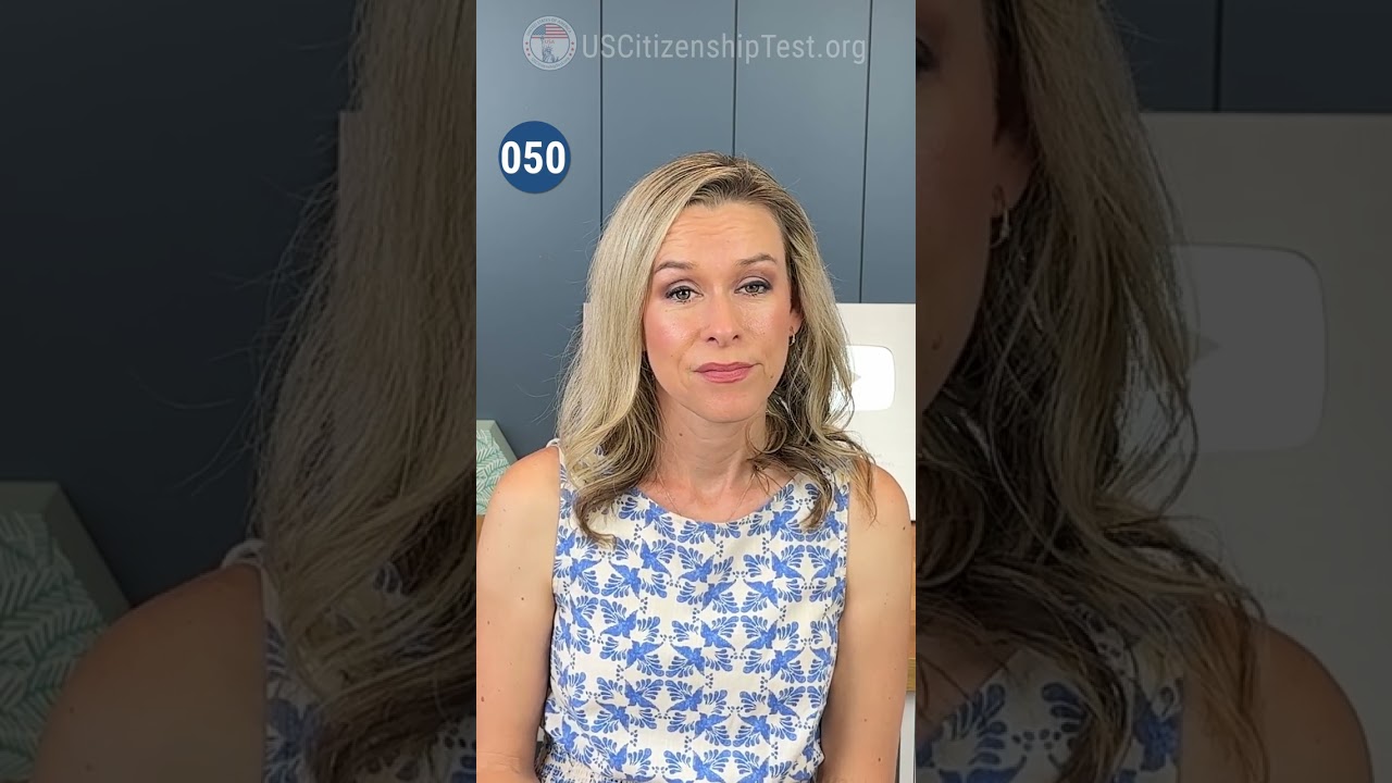 Official USCIS 128 Civics Q 50 | US Citizenship Test 2025 civics #n400  #citizenshipwithjackie