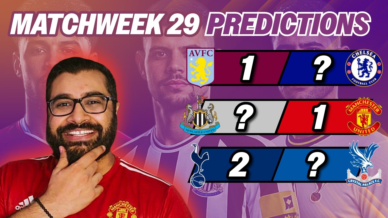 Premier League Predictions | *MATCHWEEK 29* 2025/2026