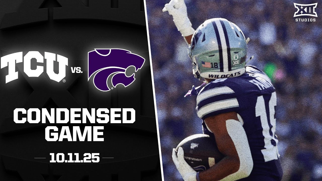 TCU vs. Kansas State Condensed Game | 2025 Big 12 Football