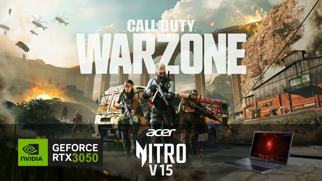 Call of Duty Warzone BO6 | Nitro V15 | RTX 3050 6GB | 16GB RAM
