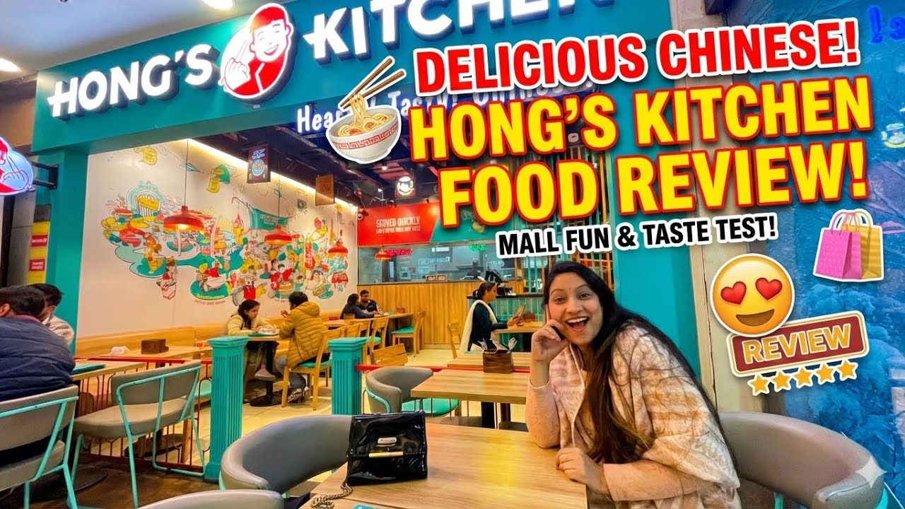 Best Chinese Food in Mall? 🍜 Hong's Kitchen with Pooja!