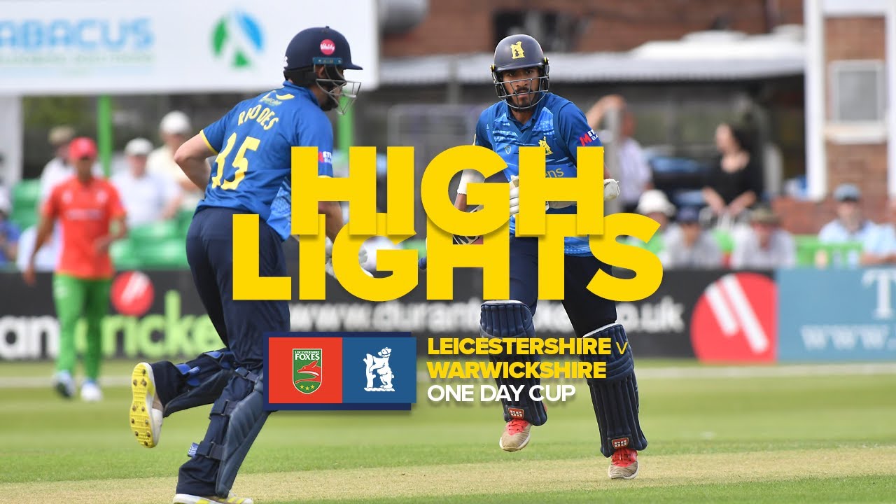 Barnard stuns India star Adjinkya Rahane in emphatic Warwickshire win | HIGHLIGHTS | One Day Cup