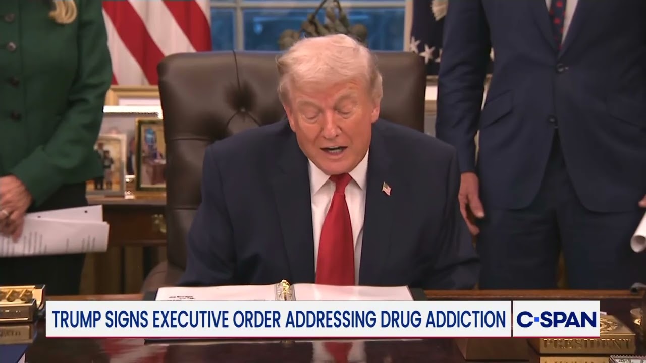 President Trump Signs Executive Order Addressing Drug Addiction