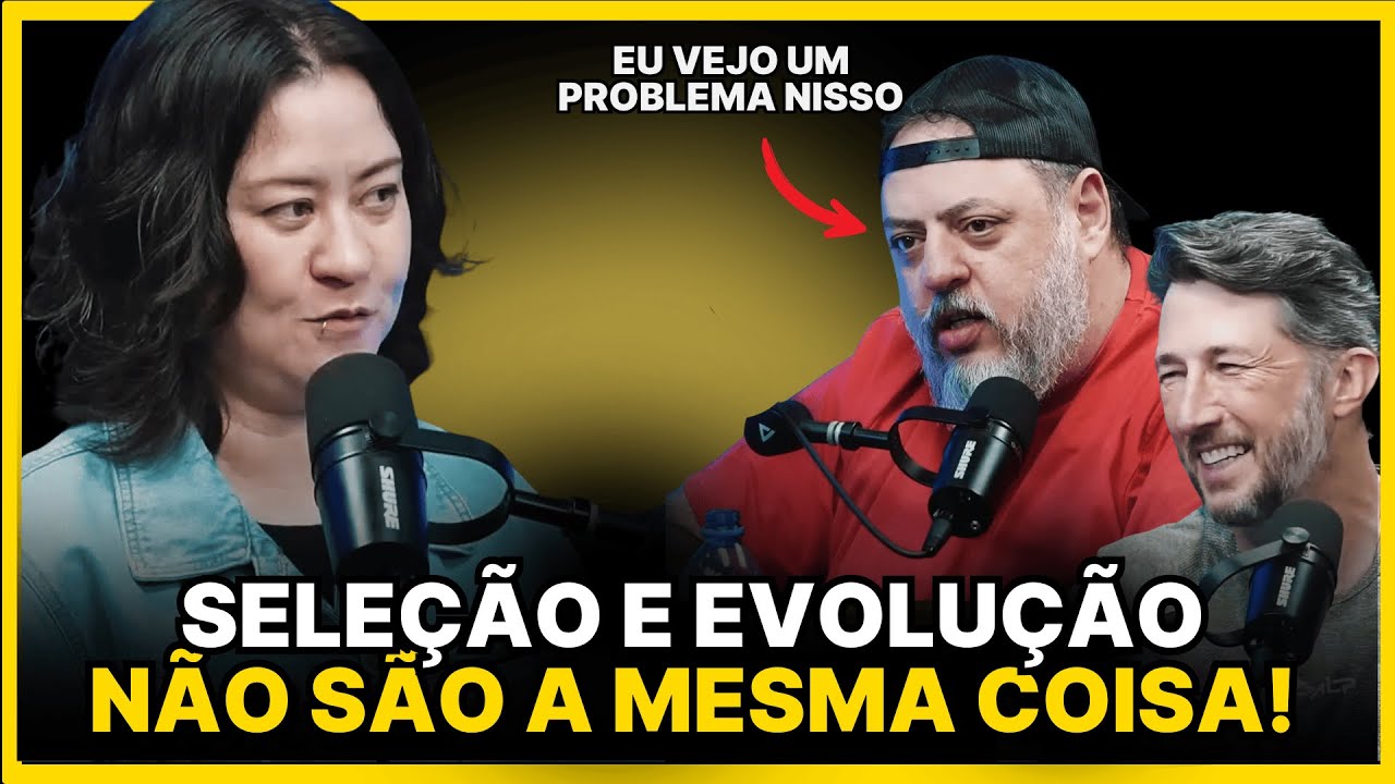 EVOLUÇÃO E SELEÇÃO NATURAL. ENTENDA A DIFERENÇA @podcast3irmaos @BiologiaemMeiaHora