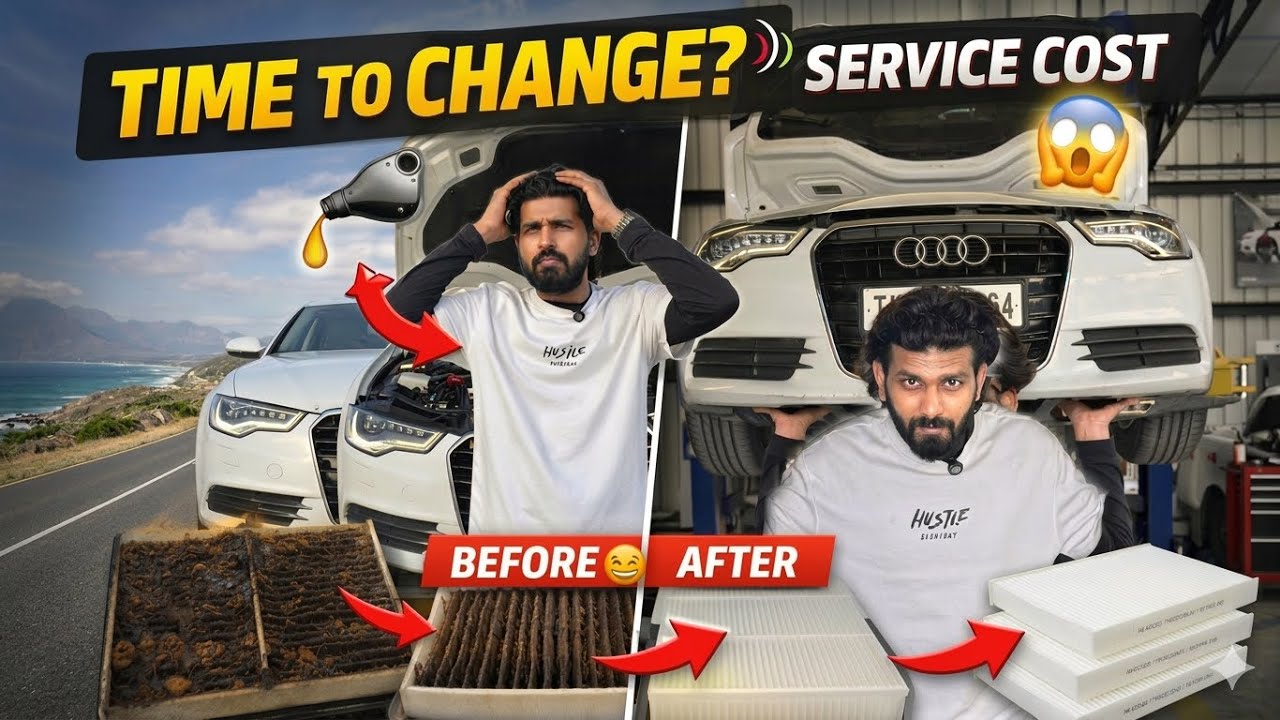 Audi A6 general service pana porom 😍💥 | ROWE Motor Oil 💯| Track automotive 🔥